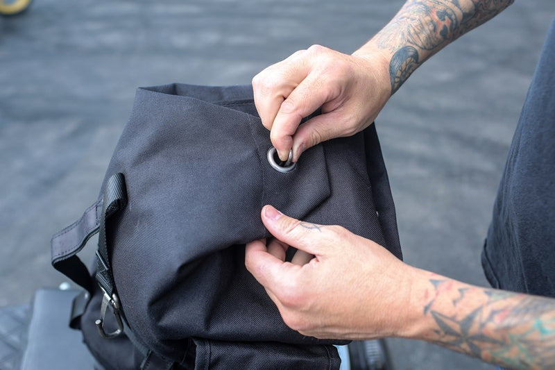 BURLY BRAND Sissy Bar Backpack - Black B15-1013B - PartsOutlet.com.au