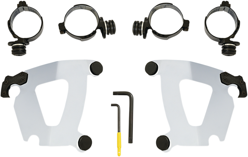 MEMPHIS SHADES Road Warrior Mounting Kit - Polished - FXFB 2018-2023 - MEK2050 - PartsOutlet.com.au