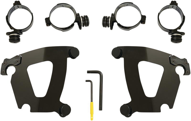MEMPHIS SHADES Road Warrior Mounting Kit - Black - FXFB 2018-2023 - MEB2050 - PartsOutlet.com.au
