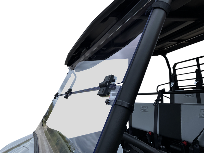 MOOSE UTILITY Full Folding Windshield - Deluxe - Kawasaki Mule '15-'22 - V000276-12200M - PartsOutlet.com.au
