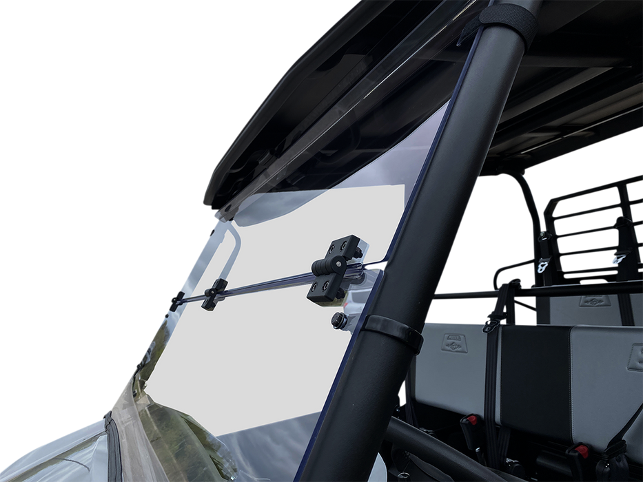 MOOSE UTILITY Full Folding Windshield - Deluxe - Kawasaki Mule '15-'22 - V000276-12200M