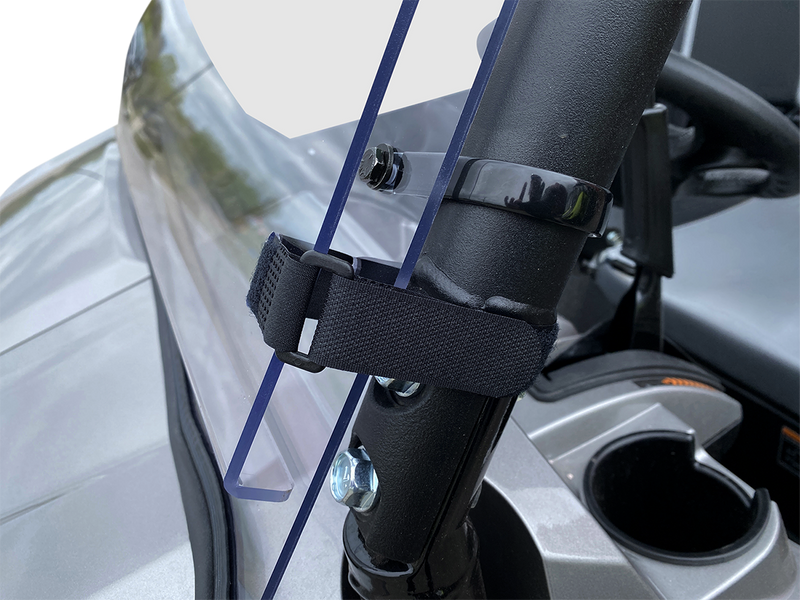MOOSE UTILITY Full Folding Windshield - Deluxe - Kawasaki Mule '15-'22 - V000276-12200M - PartsOutlet.com.au