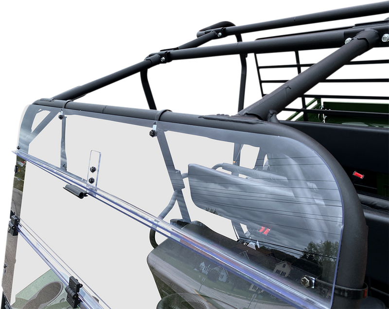 MOOSE UTILITY Full Folding Windshield - Deluxe - Kawasaki Mule '09-'22 - V000278-12200M - PartsOutlet.com.au