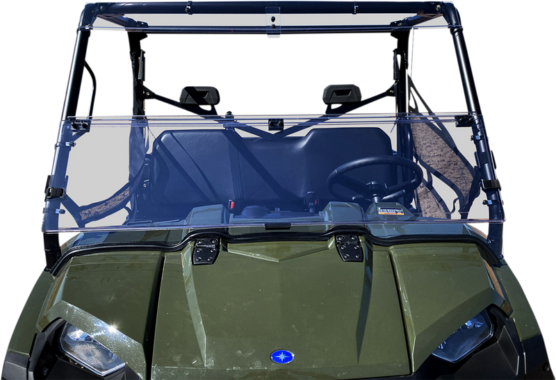 MOOSE UTILITY Full Folding Windshield - Deluxe - Polaris Ranger '16-'19 - V000267-12200M - PartsOutlet.com.au