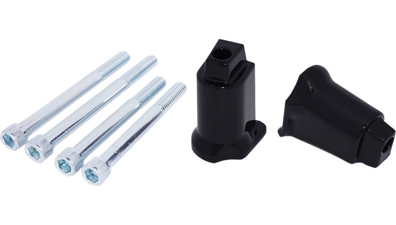 DRAG SPECIALTIES Passenger Floorboard Mount - Harley-Davidson 2018-2023 - Gloss Black P17-0415-BGB - PartsOutlet.com.au
