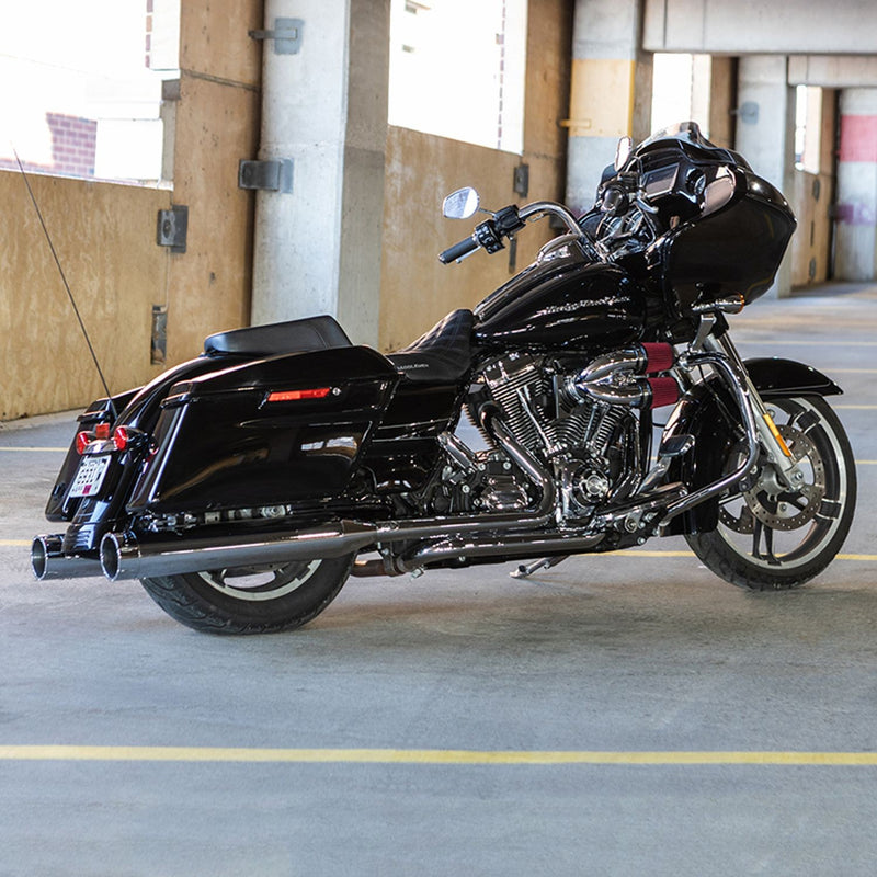 S&S CYCLE Tuned Induction Kit in Chrome for 2008-'16 HD® Touring Models and 2016-2017 Softail® Models - 170-0636A - PartsOutlet.com.au