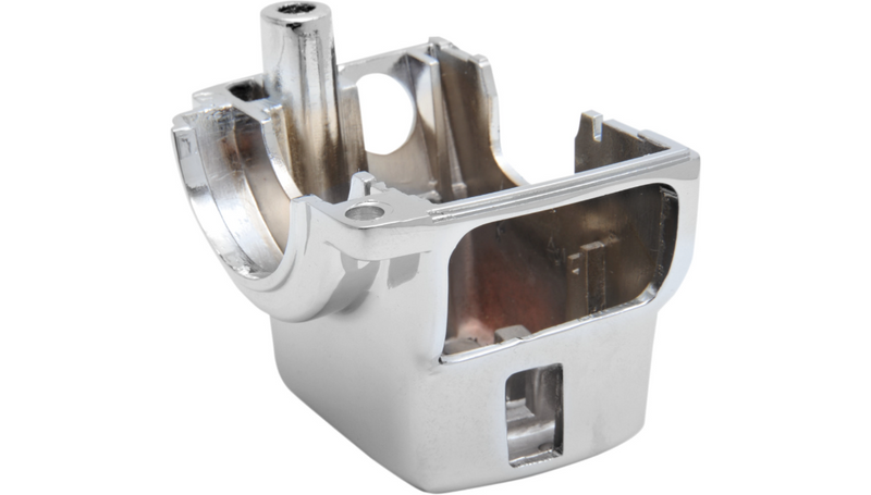 DRAG SPECIALTIES Switch Housing - Left - Radio - Harley-Davidson 1995-2013 - Chrome H07-0687A - PartsOutlet.com.au