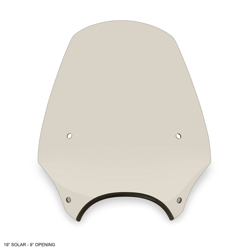 MEMPHIS SHADES El Paso Windshield - 19" - 9" Headlight Cutout - Solar - MEP5289