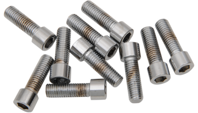 DRAG SPECIALTIES Smooth Socket Head - 1/4"-28 x 3/4" - MPB210S