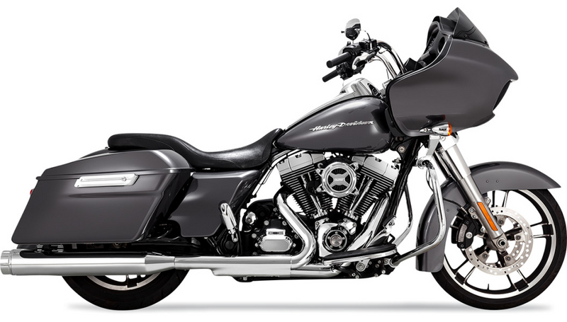 VANCE & HINES 4-1/2" Torquer Mufflers for FL '95-'16 - Chrome - 16673