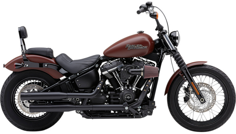 COBRA Neighbor Hater Mufflers for Softail - '18-'22 Softail - Black 6047B - PartsOutlet.com.au