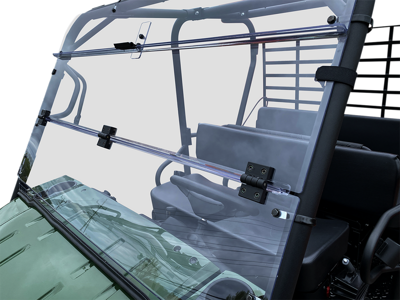 MOOSE UTILITY Full Folding Windshield - Deluxe - Kawasaki Mule '09-'22 - V000278-12200M - PartsOutlet.com.au