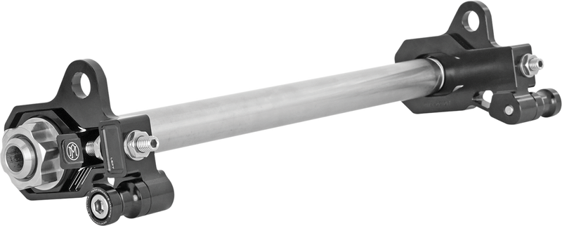 PERFORMANCE MACHINE (PM) Axle Adjuster Kit - Rear - Black 0117-0028M-B