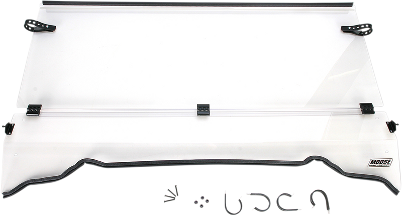 MOOSE UTILITY Full Folding Windshield - Polaris Ranger '06-'09 - LEMA100-0012 - PartsOutlet.com.au