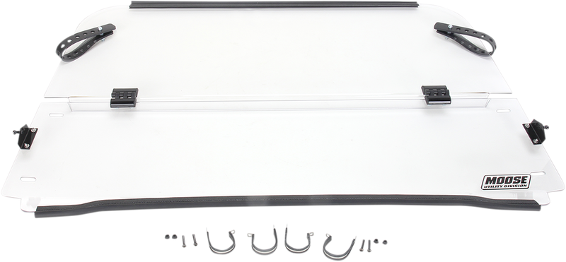MOOSE UTILITY Full Folding Windshield - Polaris RZR '08-'14 - LEMA100-0015 - PartsOutlet.com.au