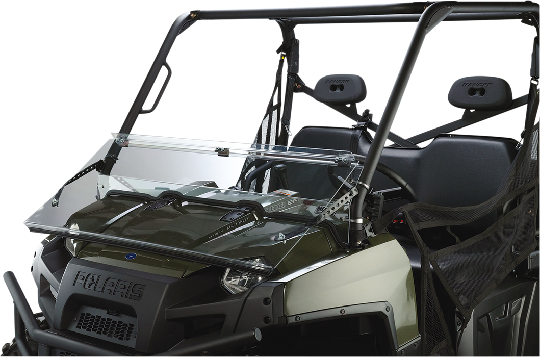 MOOSE UTILITY Full Folding Windshield - Polaris Ranger '09-'19 - LEMA100-0013