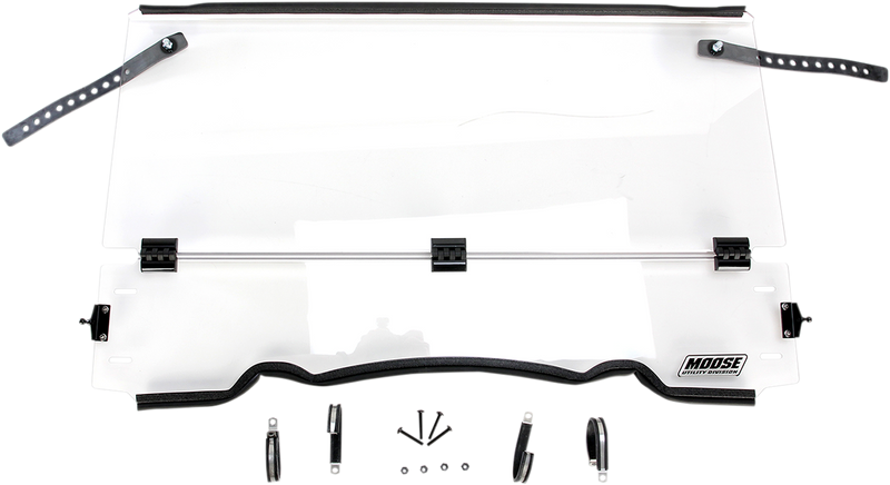MOOSE UTILITY Full Folding Windshield - Polaris RZR '15-'19 - LEMA100-0031 - PartsOutlet.com.au