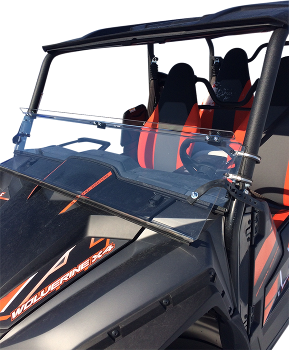 MOOSE UTILITY Full Folding Windshield - Yamaha Wolverine '18-'19 - LEMA100-0042