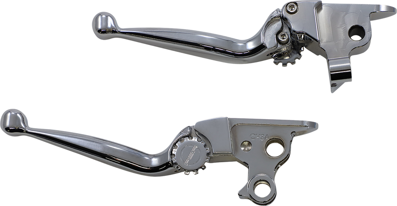 PSR Journey Adjustable Lever Set for Harley Models - Chrome 12-00616-20