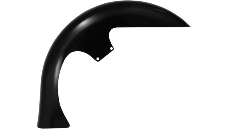 KLOCK WERKS Level Front Fender Kit - For Raked Trees - Black - Steel - 23" - FL '84-'13 - KWF-01-0249