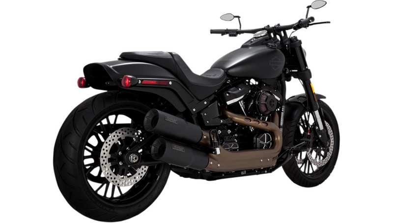 PROGRESSIVE SUSPENSION 465 Series Shocks with Rap - Black - Harley-Davidson '18-'25 - Heavy-Duty - 13.5" - 465-5047B
