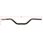 THRASHIN SUPPLY CO. Handlebar - Mid Bend - Black TSC-2700-1 - PartsOutlet.com.au