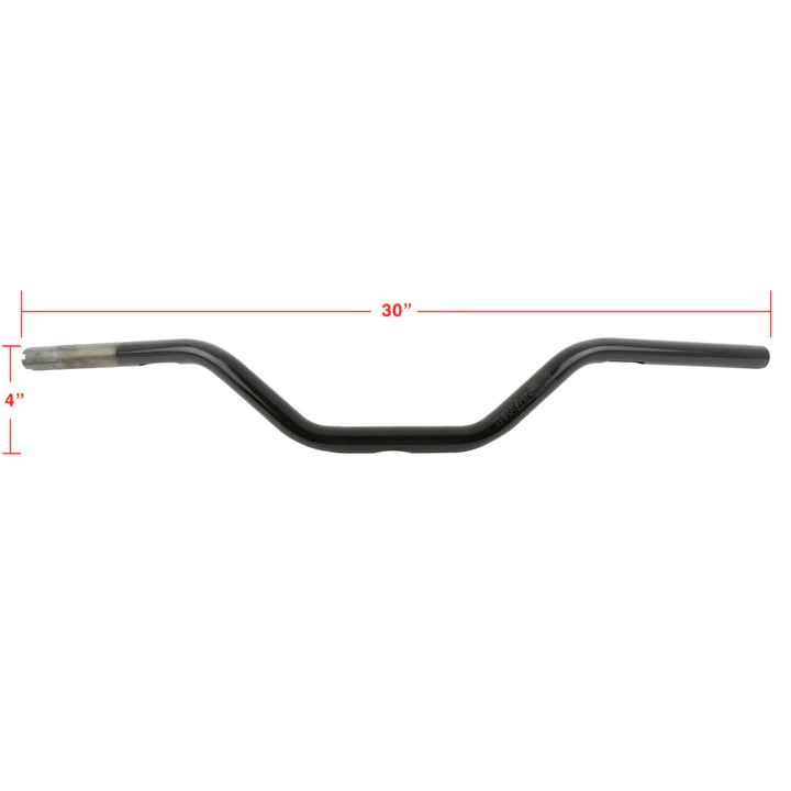 THRASHIN SUPPLY CO. Handlebar - Mid Bend - Black TSC-2700-1 - PartsOutlet.com.au