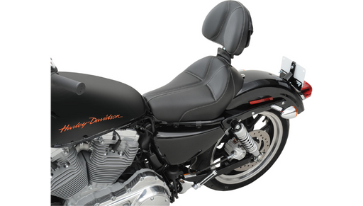 SADDLEMEN Dominator Solo Seat - 4.5gal Sportster 2004-2020 - 807-03-0042 - PartsOutlet.com.au