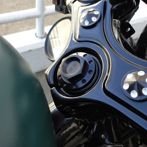 JOKER MACHINE Steering Stem Bolt - Black Anodized - '99-'05 FXD | '88-'20 XL 10-011B - PartsOutlet.com.au