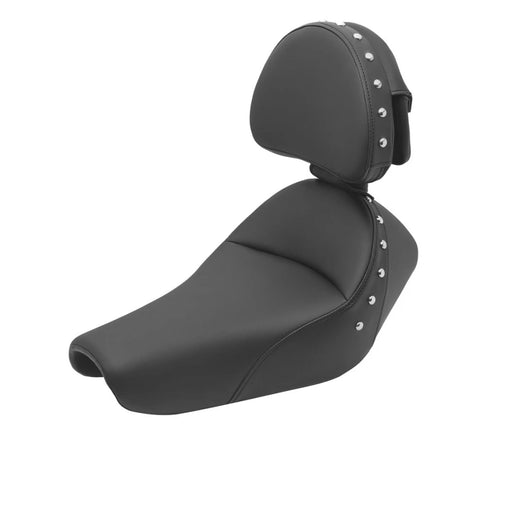 SADDLEMEN Studded Heels Down Seat - Sportster Backrest XL '04+ - 807-11-0031 - PartsOutlet.com.au