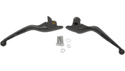 DRAG SPECIALTIES Levers - Slotted - Harley-Davidson 2014-2016 - Black H07-0601MB - PartsOutlet.com.au