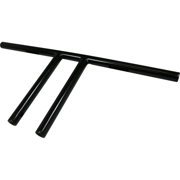 LA CHOPPERS 1" EZ RIDERS T-BARS 10" RISE BLACK HD - LA-7382-10B