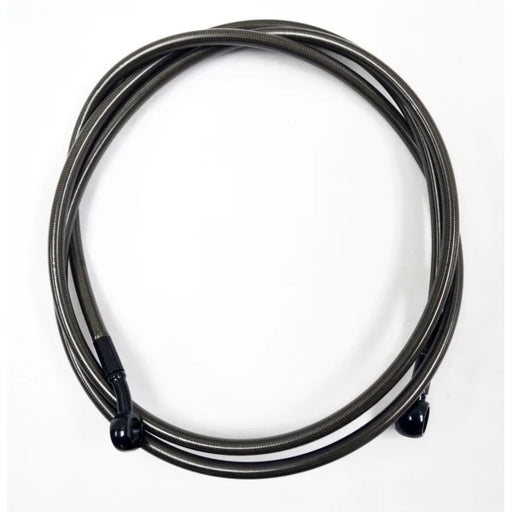 LA CHOPPERS MIDNIGHT BRAIDED CLUTCH LINE FOR MINI APES / BLACK-BRAIDED / STAINLESS STEEL - LA-8054C08M - PartsOutlet.com.au