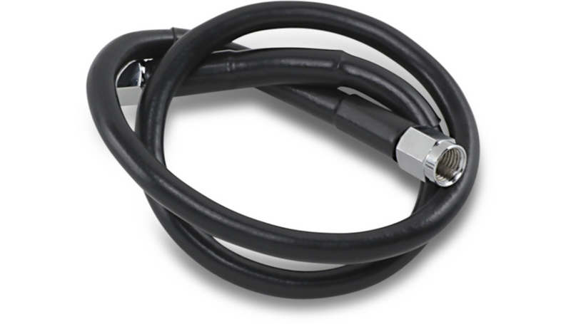 DRAG SPECIALTIES Universal Brake Line - Black - 23" - 823-BLK