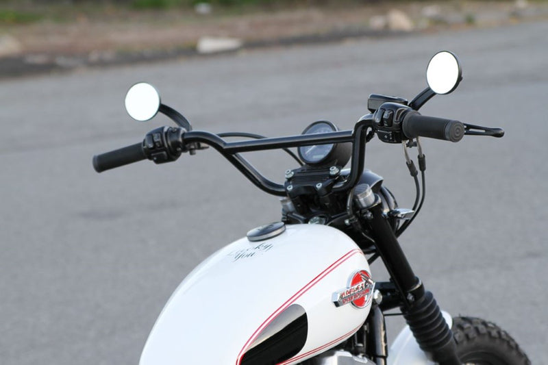 BURLY BRAND Handlebar - Scrambler - Black - '16-'22 XL - B12-6020B - PartsOutlet.com.au