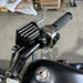 JOKER MACHINE Master Cylinder Cover - Brake - Front - Finned - Black/Silver - Harley-Davidson 1996-2009 - 951019-2 - PartsOutlet.com.au