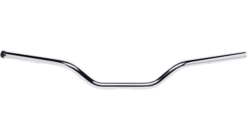 BILTWELL Handlebar - Tracker Mid - TBW & Slotted - Chrome 6008-1057 - PartsOutlet.com.au