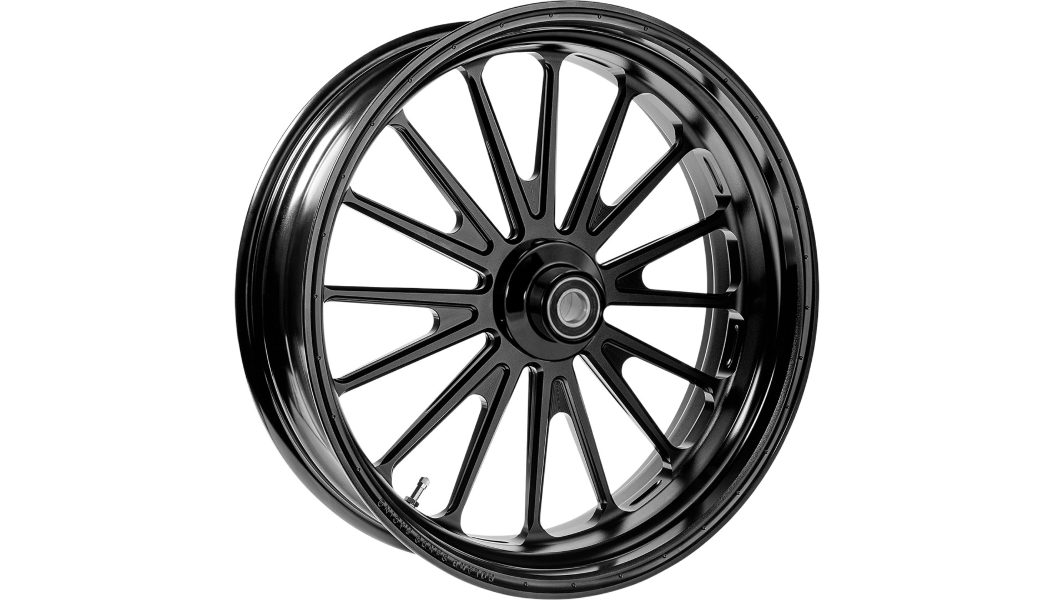 RSD Wheel - Traction - Front - Dual Disc/with ABS - 21x3.5 - Black Ops* - '14+ FLH 12047106TRSASMB - PartsOutlet.com.au