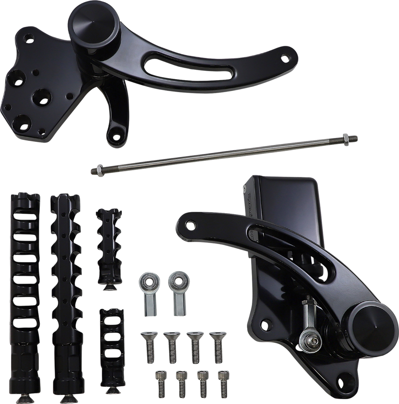 ACCUTRONIX Forward Control - Black - Slotted FC103-KSAKB