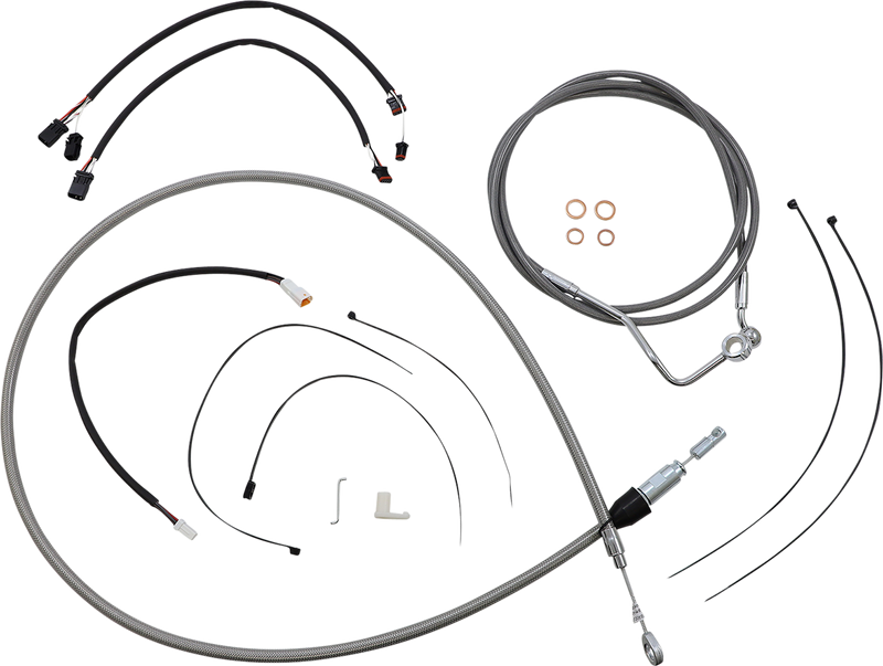 MAGNUM SHIELDING XR Handlebar Installation Kit - Stainless Steel/Chrome 5891142