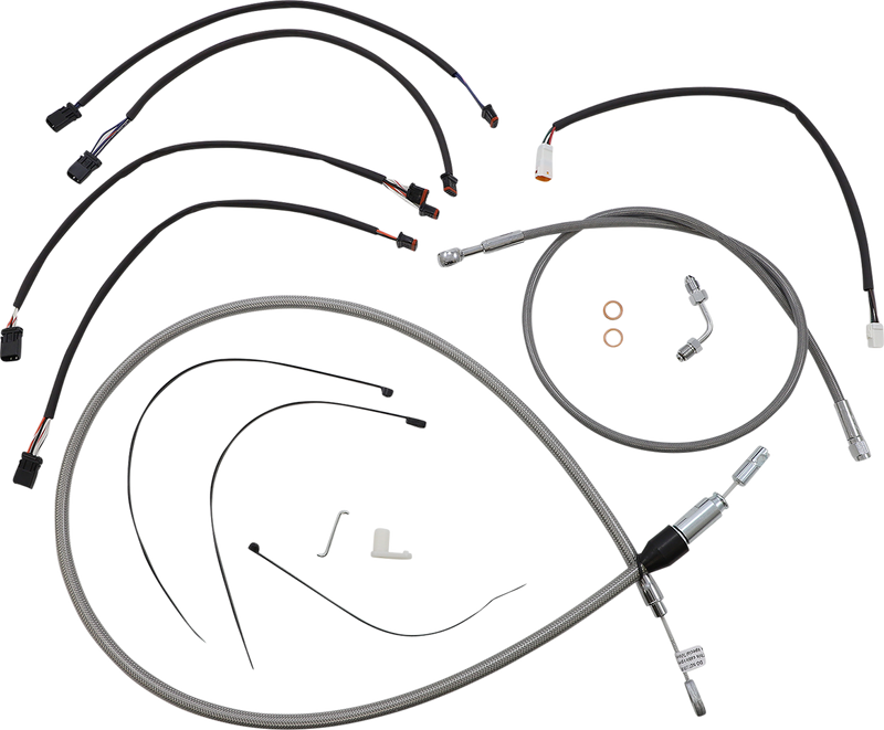 MAGNUM SHIELDING XR Handlebar Installation Kit - Stainless Steel/Chrome 5891182