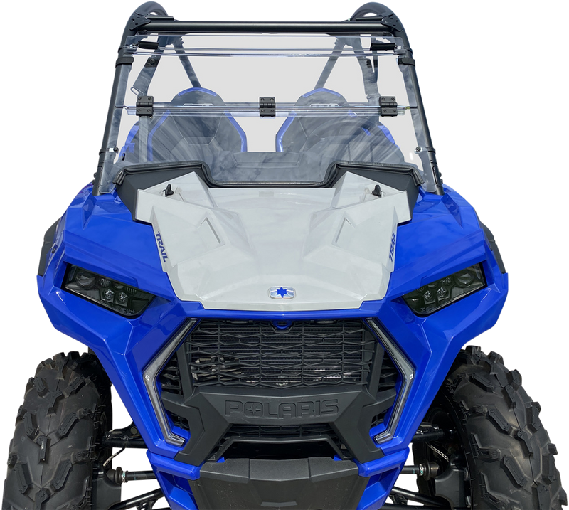 MOOSE UTILITY Full Folding Windshield - Deluxe - Polaris RZR Trail '21-'22 - V000291-12200M - PartsOutlet.com.au