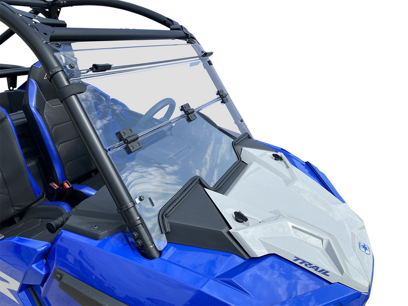 MOOSE UTILITY Full Folding Windshield - Deluxe - Polaris RZR Trail '21-'22 - V000291-12200M - PartsOutlet.com.au
