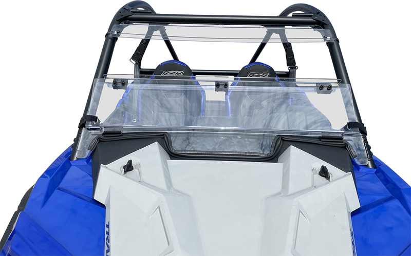 MOOSE UTILITY Full Folding Windshield - Deluxe - Polaris RZR Trail '21-'22 - V000291-12200M - PartsOutlet.com.au
