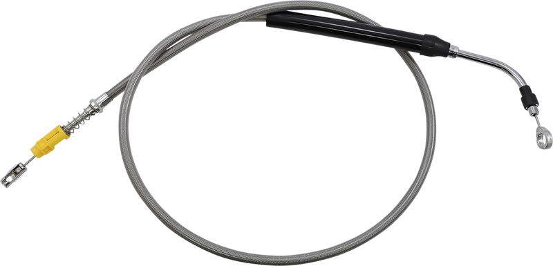 LA CHOPPERS Clutch Cable - 15" - 17" Ape Hanger Handlebars - Stainless Steel - FLH '21-'22 - LA-8056C16