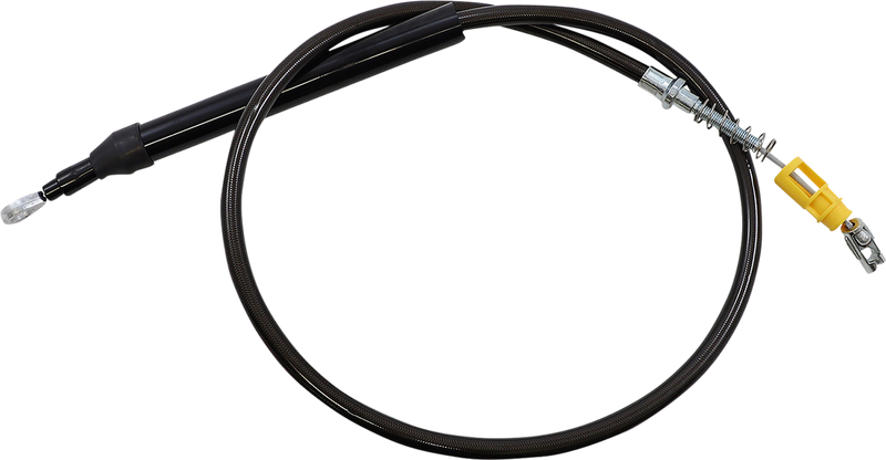 LA CHOPPERS Clutch Cable - Quick Connect - 12" - 14" Ape Hanger Handlebars - Midnight - Softail '18-'21 - LA-8155C13M