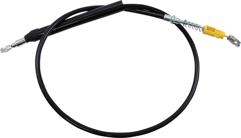 LA CHOPPERS Clutch Cable - Quick Connect - 15" - 17" Ape Hanger Handlebars - Black Vinyl - Softail '18-'21 - LA-8155C16B