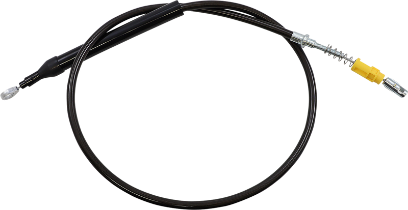 LA CHOPPERS Clutch Cable - Quick Connect - 18" - 20" Ape Hanger Handlebars - Midnight - Softail '18-'21 - LA-8155C19M