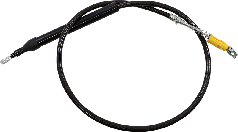 LA CHOPPERS Clutch Cable - Quick Connect - 15" - 17" Ape Hanger Handlebars - Midnight - Softail '18-'21 - LA-8155C16M