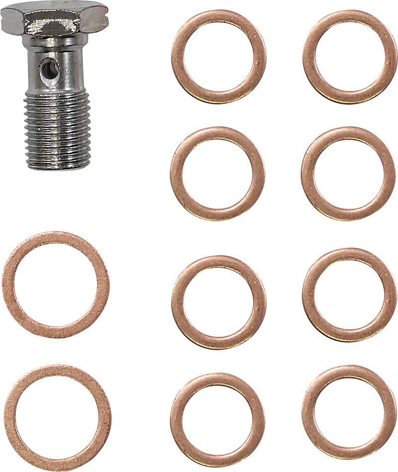 LA CHOPPERS Handlebar Cable/Brake Line Kit - 15" - 17" Ape Hanger Handlebars - Stainless Steel - FLH '21-'22 - LA-8056KT-16